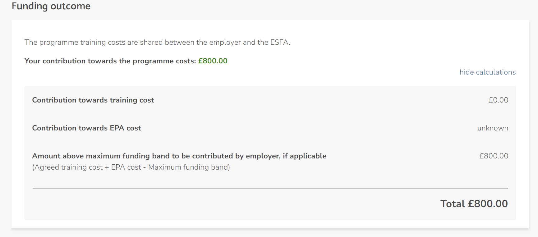 funding