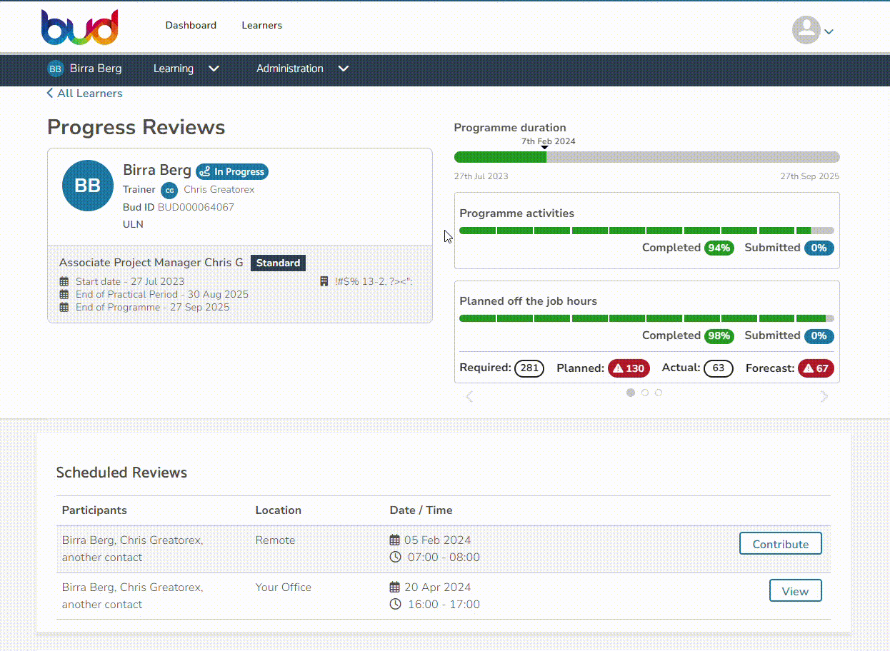 Signing a Learner Review.gif