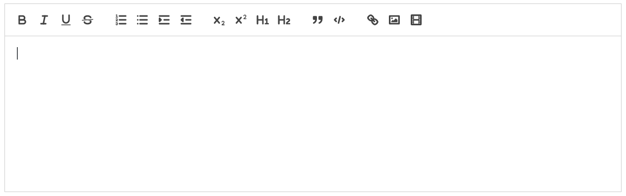 Rich Text Editor (RTE) – Bud Systems